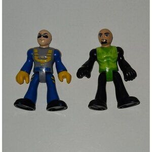 Imaginext 2 Figures Lot Pilots From Hawk Copter and Windscorpion Replacement